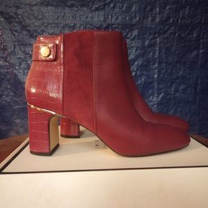 White House Black Market red booties